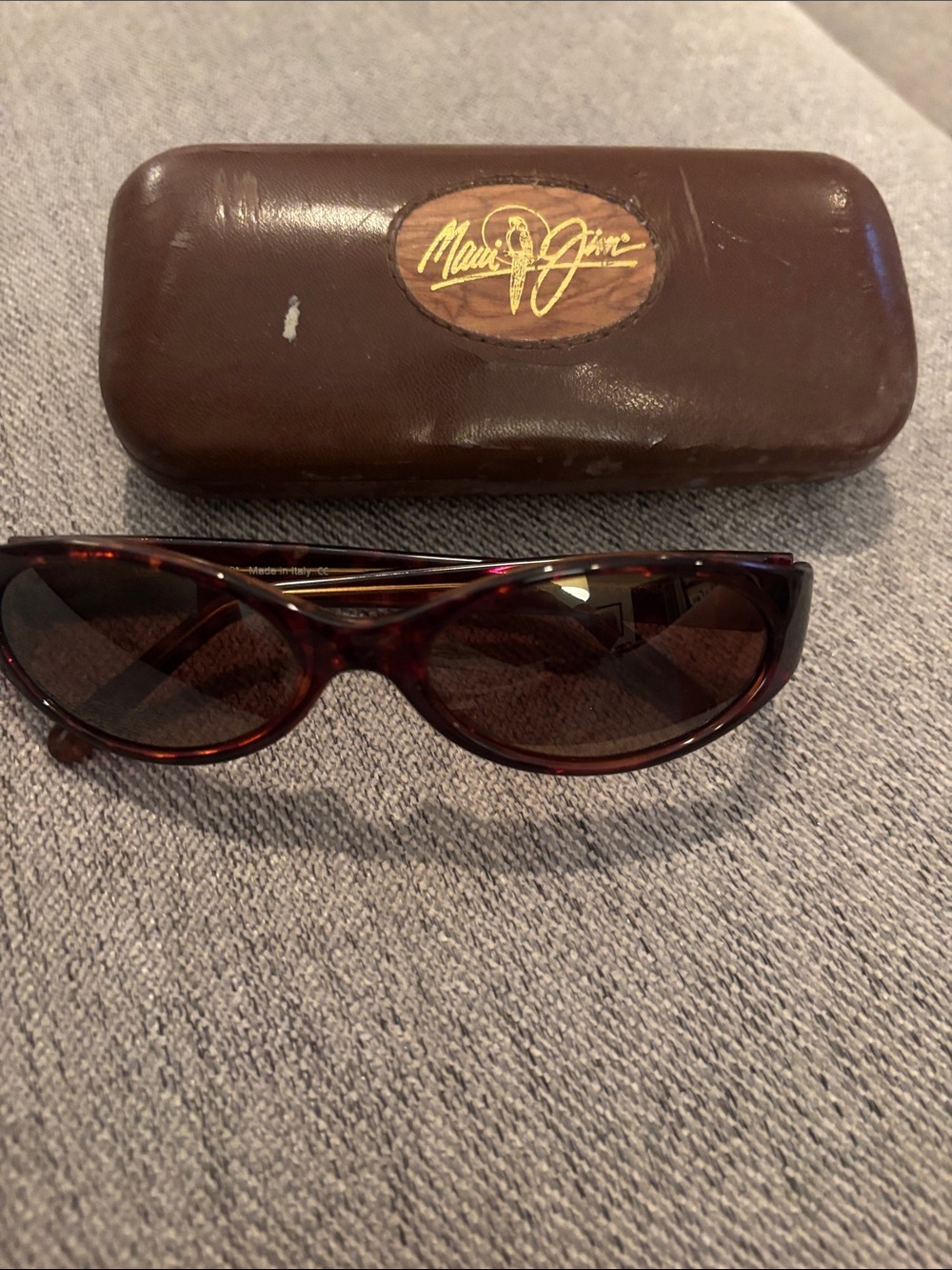 Vintage & Retired Maui Jim Malia Tortoiseshell Sunglasses with Brown Lenses